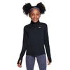 Girls Dri-FIT Half Zip Long-Sleeved Top