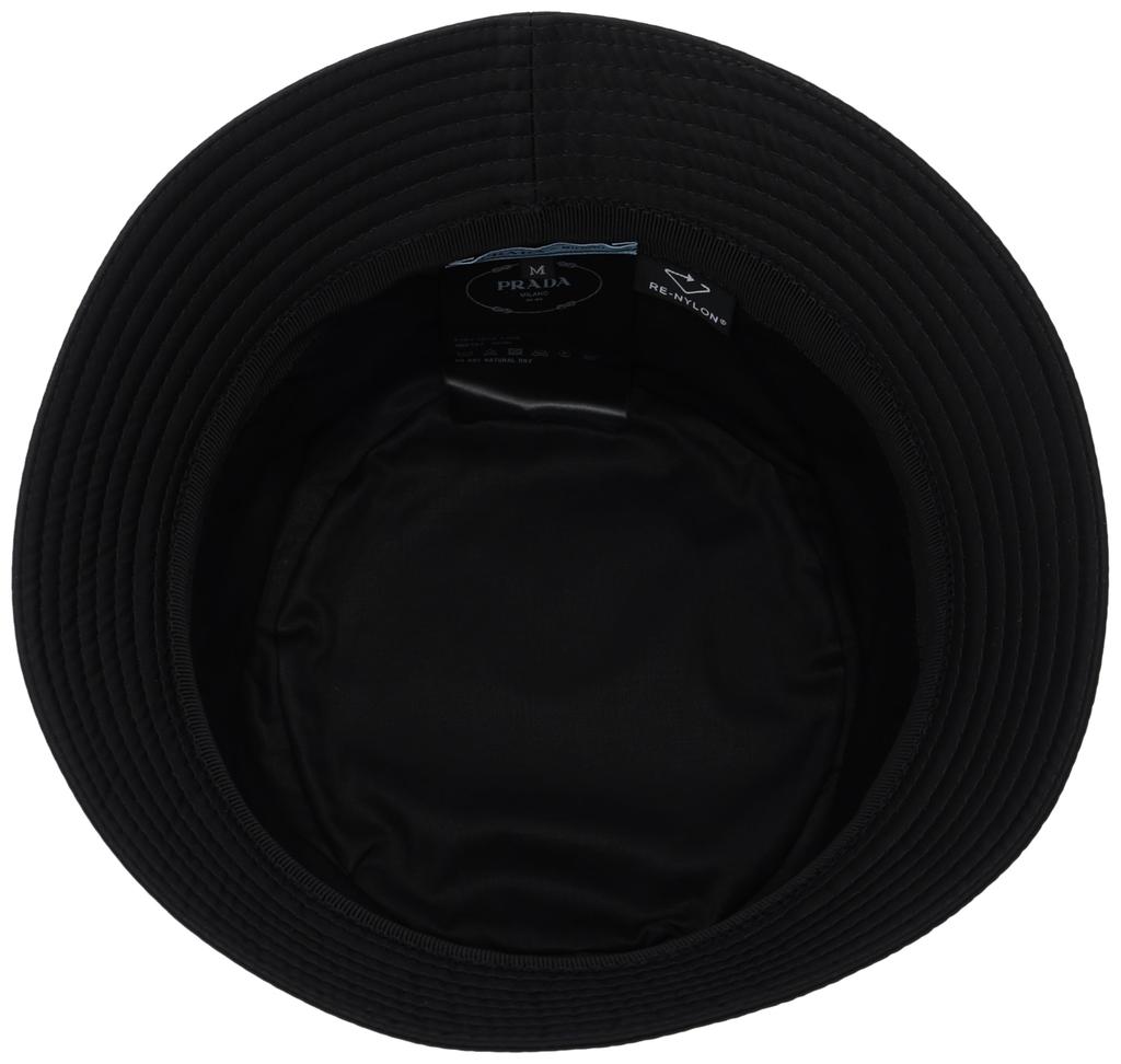 Prada Women's Bucket Hat, 1HC137 2DMI 002, NERO [Parallel Import]