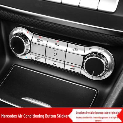 Autocollants de réglage de la climatisation pour console Mercedes GLA200 & CLA220 A180 B200