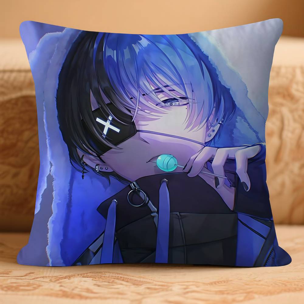 

Aoyagi Anime To-ya Cushion Cover Decorative Pillow Sofa Home Decor Case Pillow Cases 16x16Inch