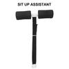 Indoor Sit Up Assistant Device Household Bed Equipment Abdominal Training Machine Black