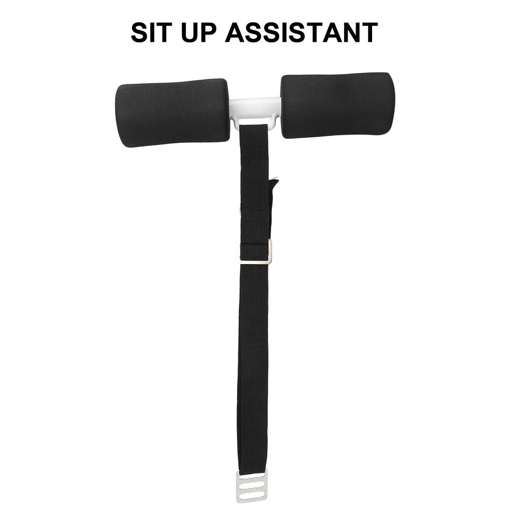 Indoor Sit Up Assistant Device Household Bed Equipment Abdominal Training Machine Black