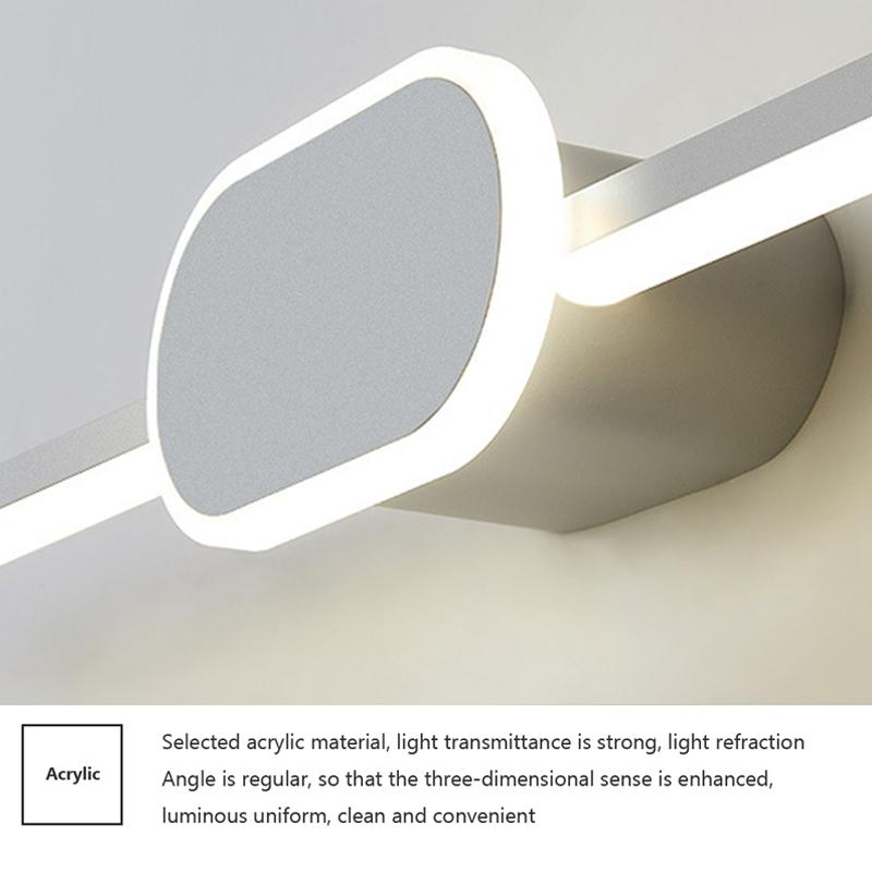 Moderne LED Wandleuchte Minimalistisch Kreativer Streifen Warm Luxuriöse Heimleuchten Für Badezimmer Garderobe Schlafzimmer Nachttisch Wanddekoration