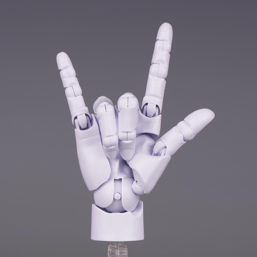 Mini 1/2 Scale Gashapon Palm Model: Super Movable Finger Joints - Left & Right Hands for Drawing & Sketching