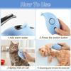 Steam Brush For Shed Cats, Cat Grooming Brush With Steam, Rechargeable Steam Pet Brush For Cats, Steam Cat Brush 3-In-1 To Clean And Remove Loose Hair