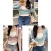 Girl T Shirt Oversize Cotton Blend With Embroidery And Button Details For Spring Fashion