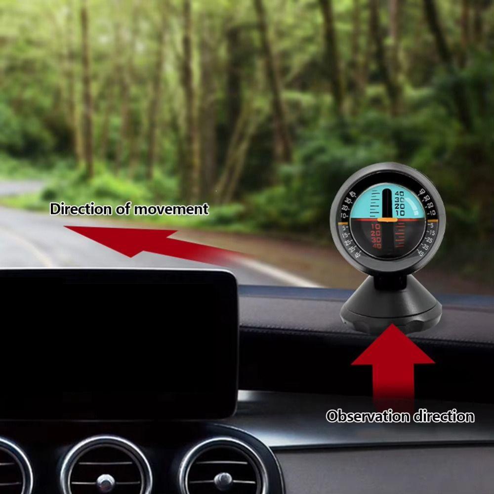 Multifunction Car Inclinometer Digital Vehicle Compass Inclinometer Auto Universal Compass Vehicle