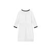 New FILA Short Sleeved Dresses Women's White F11W111314F-WT