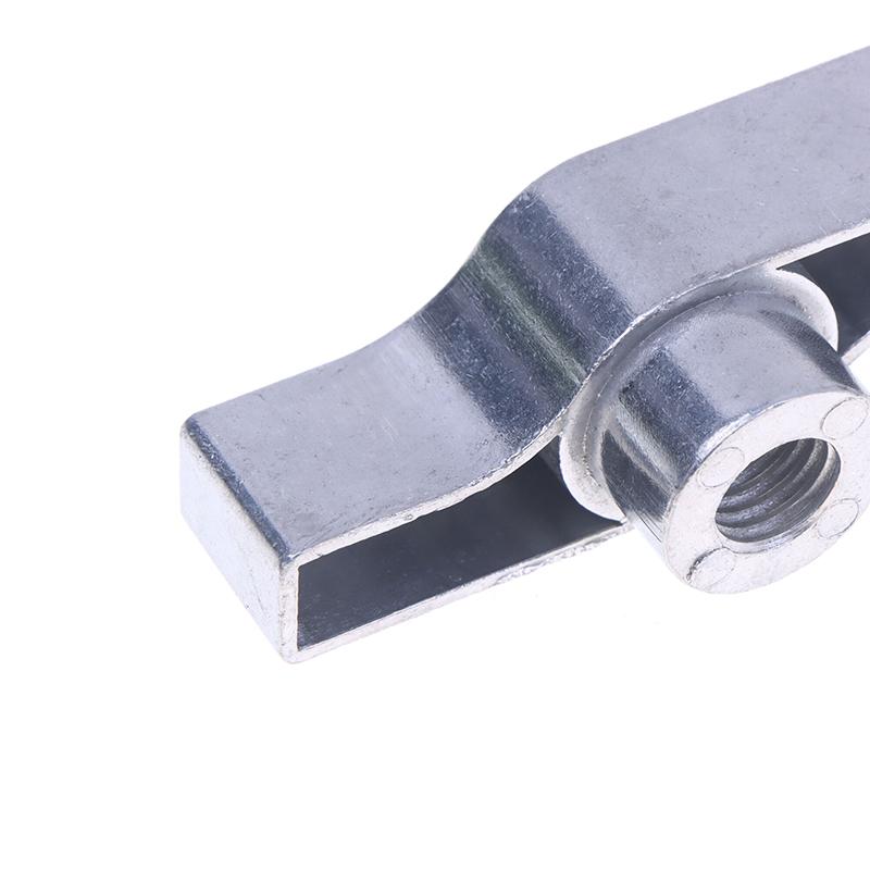 1 Stuks Vleugelmoer Truss Klem Handvat Onderdelen Verzinkt Aluminium M8 M12 Handvat Zwart Grijs Moer Knop T-moer Voor Licht Haak