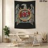 Vintage Metal Print Pattern Home Decor Tapestry, Wall Hanging, Decorative RV Wall Cloth.XGT0914053