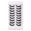 9 Pairs Of Imitation Mink Thick False Eyelashes Daily Natural Eyelashes Simulation Curled Eyelashes