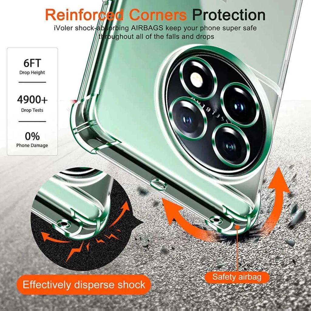 Funda Transparente Para OnePlus Funda de Teléfono de Silicona Blanda ACE 5 15 15T 13 12 12R 11 10 9 Pro 1+ 8 One Plus 7T
