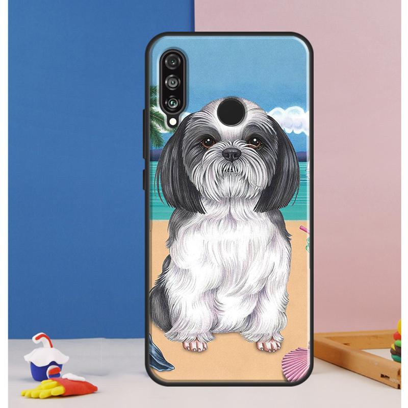 Cartoon Shih Tzu Dog Case For Huawei Nova 12i 11i 8i 7i 12s Y73 Y70 Y90 Y60 Y72 Y61 Y91 9 10 SE P40 Lite P30 Pro