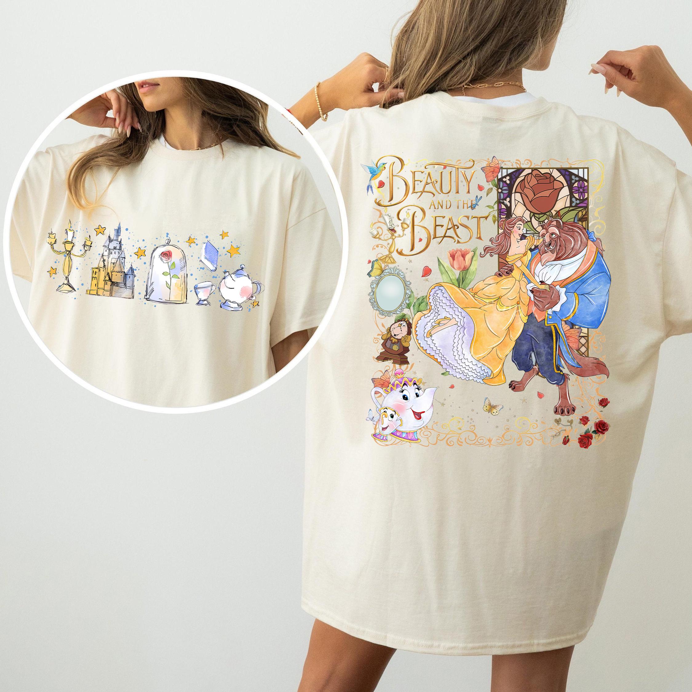 Beauty and The Beast Eternal Classic Tshirt Princess Belle Shirt Girls Journey Tshirt Magic Kingdom S