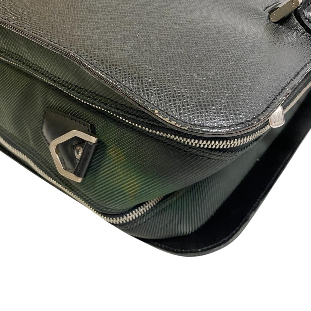 Louis Vuitton M30872 Taiga Taiga Nevsky Business Bag Black Taiga Mens Used