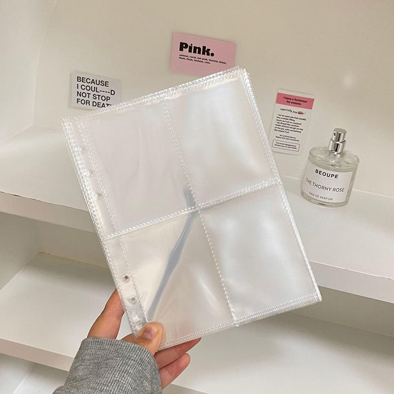 

10pcs 4 Grid Photo Album Inner Pages A5 Kpop Binder Photocard Holder Photocard Binder Inlay Idol Card Collect Book Inner Page