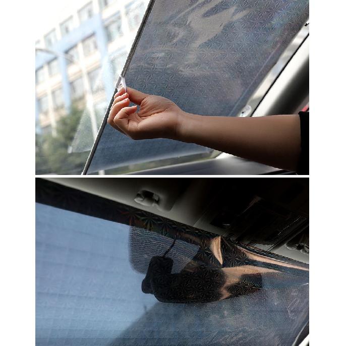 SEAMETAL Car Windshield Sun Shade Front Window Sun Protection Cover Suction Cup Sunshade Aluminum Foil UV Reflection