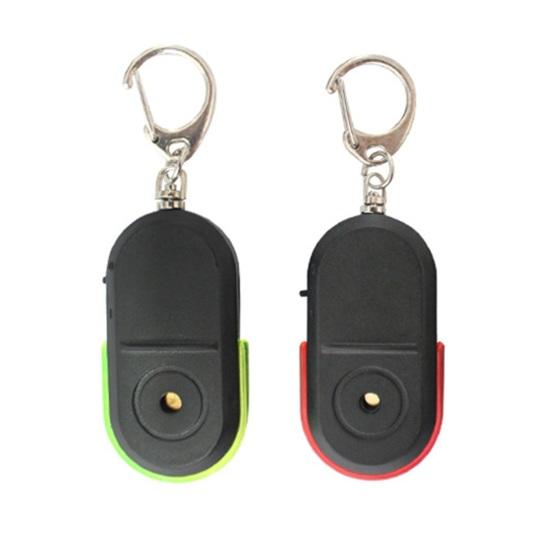 2/3 шт. Шукач ключів Голосове керування Обладнання проти втрати з активацією свистком Світлодіодне світло Маленький легкий Відстежувач ключів Гаманець Брелок
