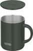 Thermos Vacuum Insulated Mug with Dark DG Lid, 350ml, Green, JDG-352C