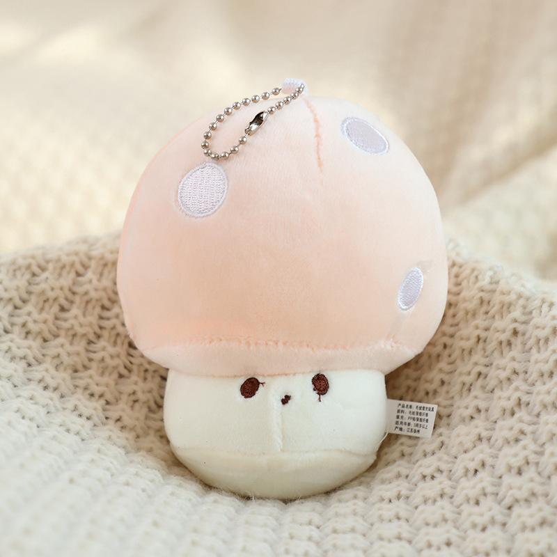 Cute Simulated Mushroom Throw Pillow Plush Toy Doll Red Umbrella Umbrella Small Mushroom Doll Children Soothing Doll