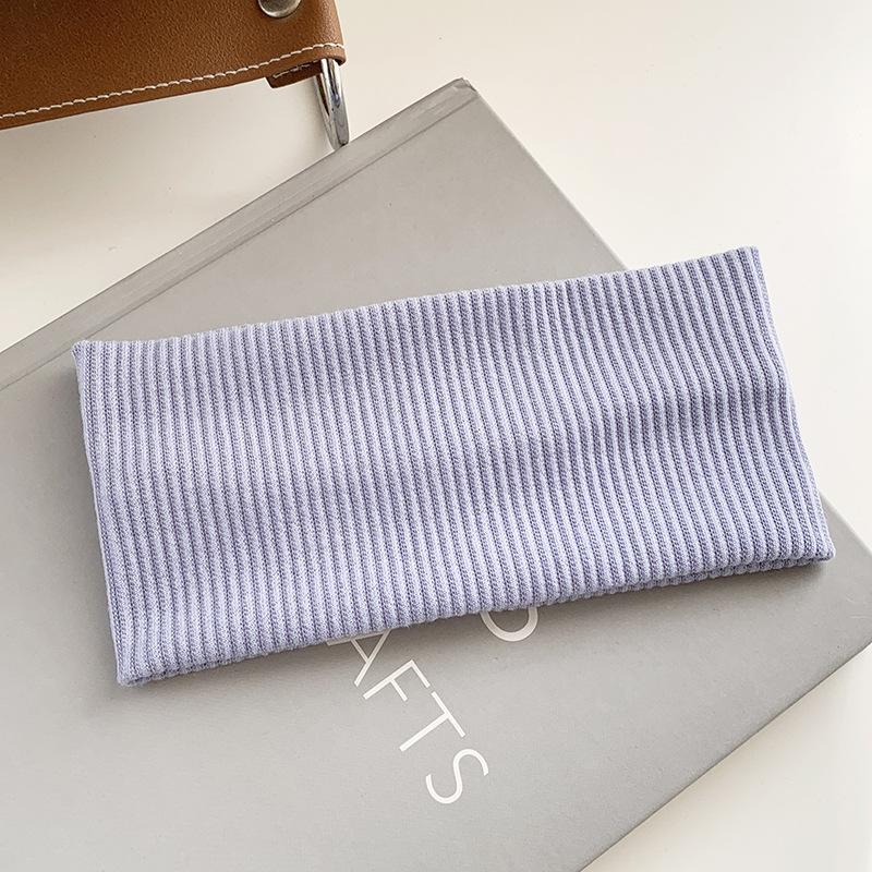 Festes, breites, seitlich gestricktes Stirnband für Damen, Sport, Freizeit, elastische Haarbänder