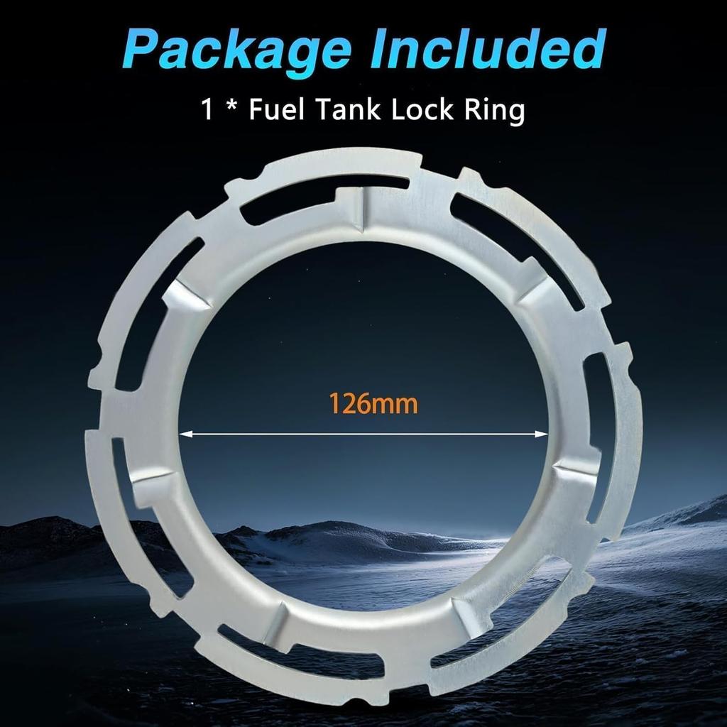 Rust-resistant Fuel Tank Lock Ring, Fuel Pump Senders Locking Ring Compatible with Chevrolet Silverado Suburban Colorado Traverse Avalanche Express