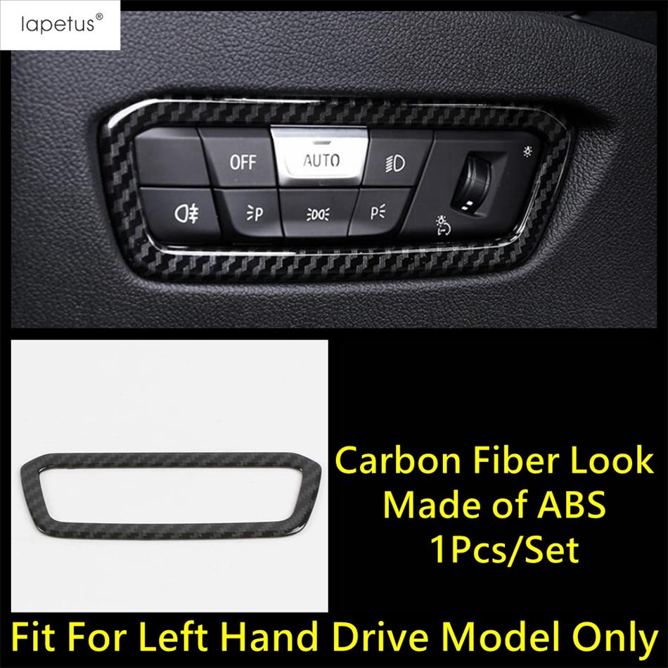 For BMW 3 Series G20  - 2024 Car Head Lights Lamps Switch Button Control Panel Decoration Cover Trim Accessories Interior