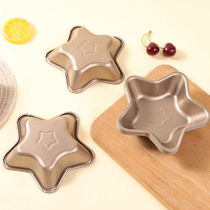 WS 5-inch Golden Five-Pointed Star Cake Mold