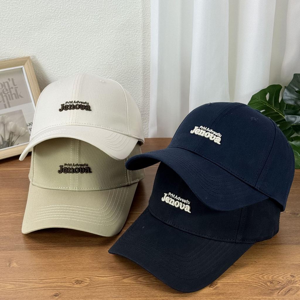 Fashion Hat Spring New Alphabet Embroidery Washed Cotton Baseball Cap Female Korean Version Show Face Small Versatile Casual Cap Male Trend