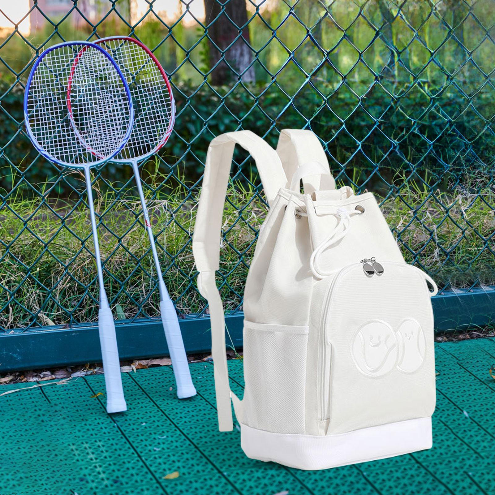 

Рюкзак Pickleball для теннисных ракеток, сумка для бадминтона, сквоша, многофункциональная сумка для переноски белый