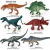 6Pcs/Set Dinosaur Toy Simulation Animal Jurassic World Cute Mini Dinosaur Model Educational Figurine Dinosaurs For Children Toy
