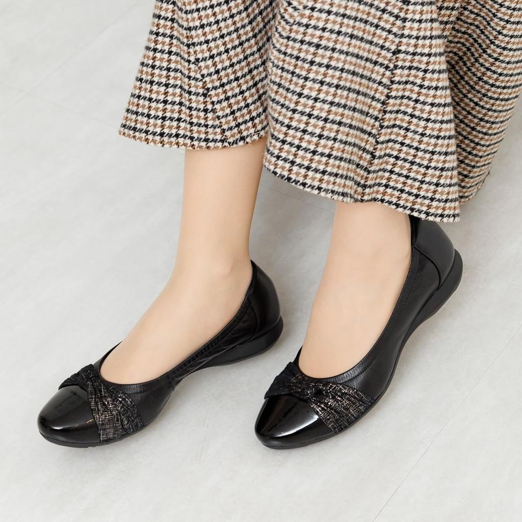 Himiko Cross Ribbon Sneaker Pumps / 633308 Black 215