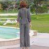 Elegant Mid-Sleeve Two-Piece Set