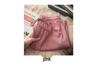 Pantaloni Larghi Estivi da Donna a Vita Alta in Seta Ghiacciata - Modellanti, Drappeggiati, Casual da Studentessa, Vestibilità Larga, Gamba Dritta Stretta.