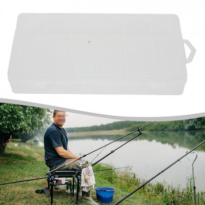 Bait Box PVC Plastic Transparent 17.5x9.5x3cm 2023 New