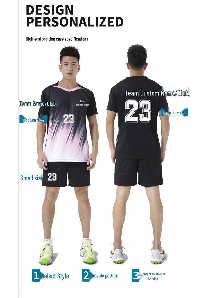 Men's and Women's Table Tennis, Tennis, Badminton, and Volleyball Sportswear Set