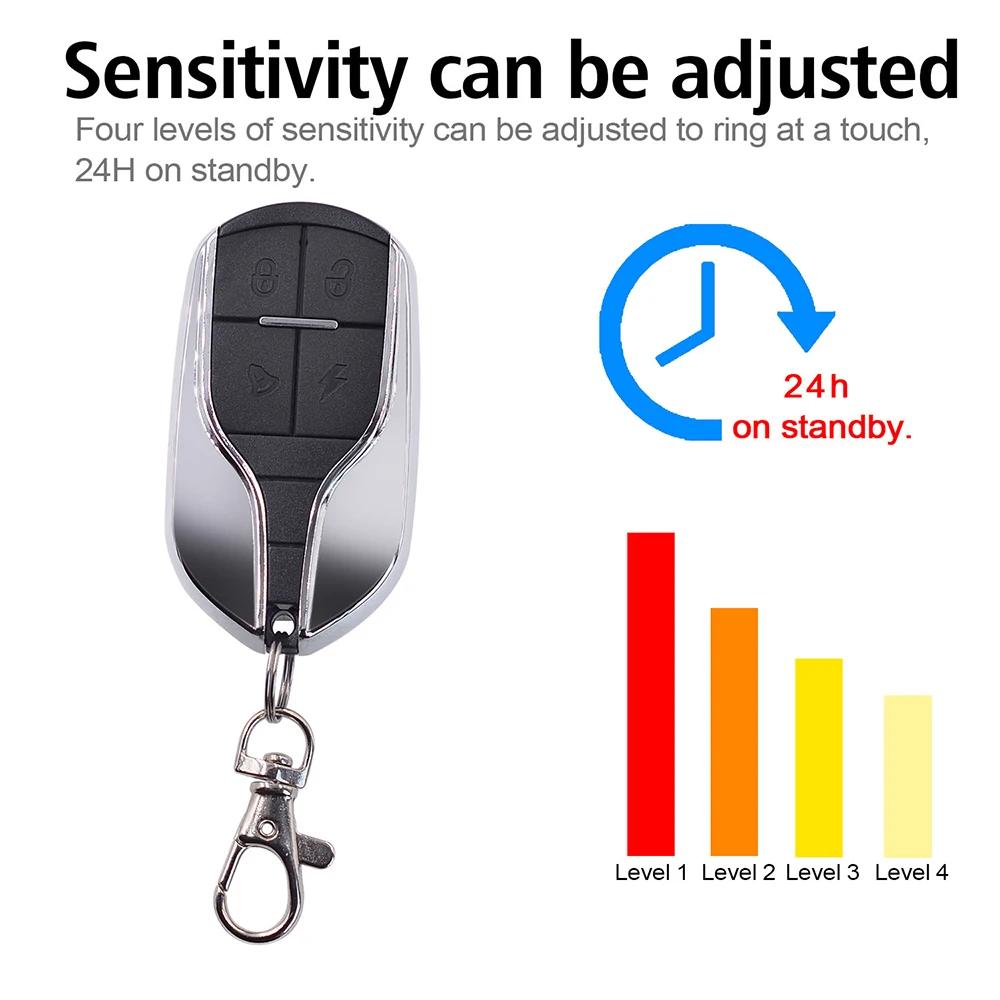 12V Motorcycle Scooter Car Security Alarm System Anti-theft Remote Engine Start Automatic Remote start/off#LR1Dynamic Password