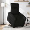 Vidaxl Lift Recliner, Black, Fabric Upholstered