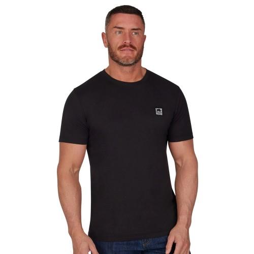Raging Bull Mens Woven Patch T-Shirt