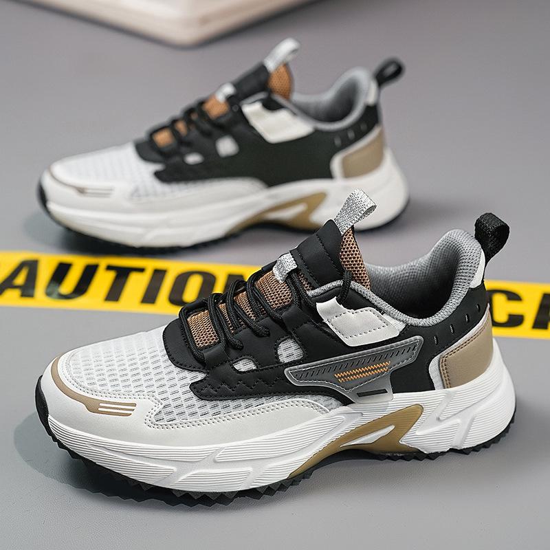 Herrenschuhe neue Sommer atmungsaktive Mesh-Sneaker Teenager vielseitige Lauf-Dad-Schuhe