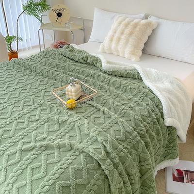 Lamb Wool Tapestry Blanket Tafu Velvet Blanket Thickened Warm Super Soft Cozy Leisure Sherpa Blanket  for Bed Couch Sofa Solid