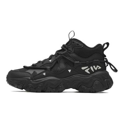 Fluid 5 Patte de Chat 5.0 Tissu Cuir Synthétique Tendance Polyvalent Amortissant Résistant à l'Usure Coupe Bas Chaussures Décontractées F12W412116FBK