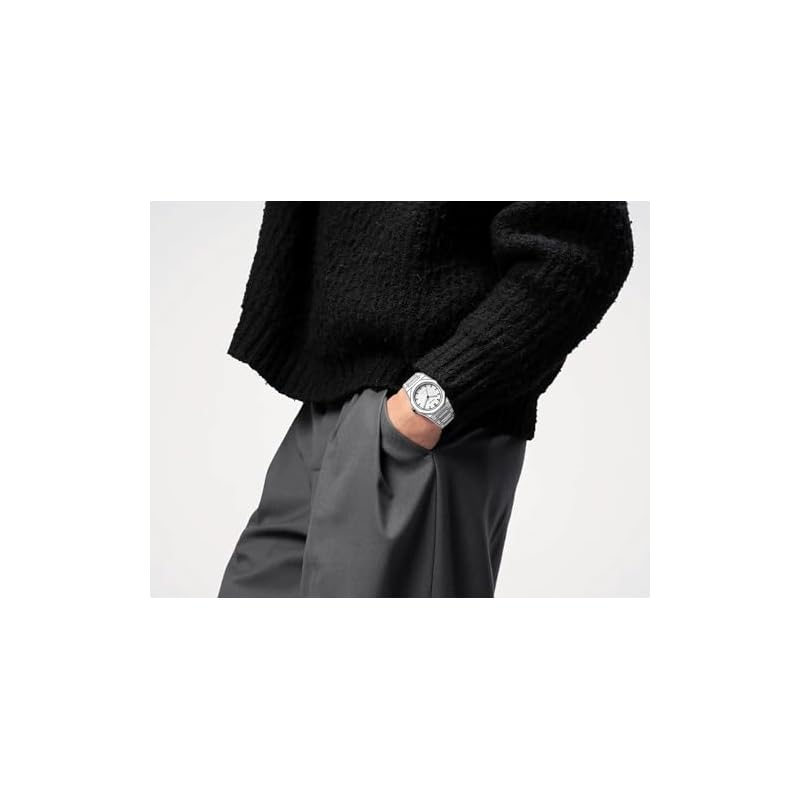 Authorized Distributor [D1 MILANO] D1 Milano Men's Watch PCBJ34 Polycarbonate White Sketch 40.5mm Polycarbonate