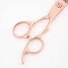 DEEDS GTZ Pink Gold Titanium Scissors and 630CT Thinning Scissors Approximately Thinning with Dedicated Case Set Thinning Scissors [PF] (6.0 Inches)