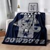 Dallas Blanket Soft Warm Cozy Perfect for Bed Picnics Chair for All Occasions Playful Design Best Holiday Gift for Friends Family