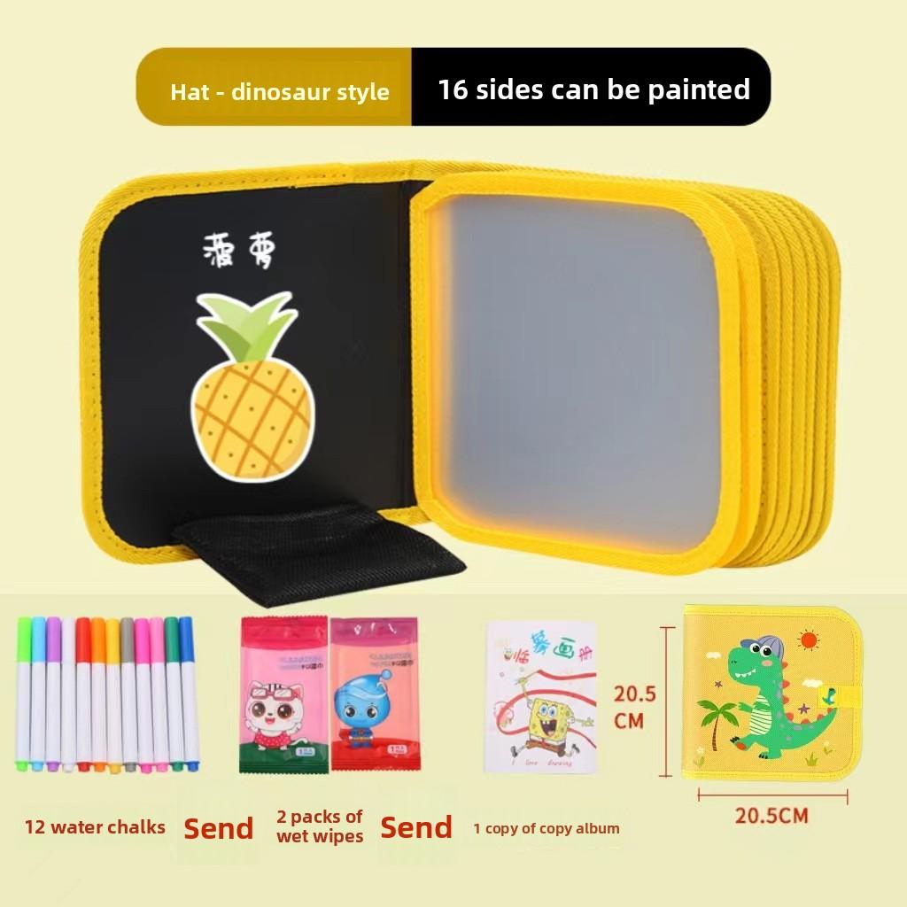 Children's Drawing Board Erasable Painting Book Coloring Water Chalk Cartoon Household Multi-functional Graffiti Drawing Board