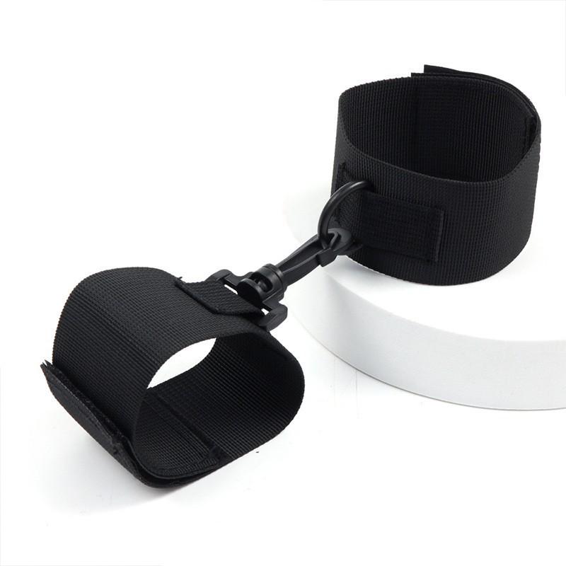 Adult SM Alternative Back-tie Restraint Cross Handcuffs for Hands and Feet