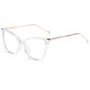 Xiaomi Women Cat Eye Anti Blue Light Glasses PC Metal Frame Zero Power Decor Eyeglasses for Office Daily Computer Wear