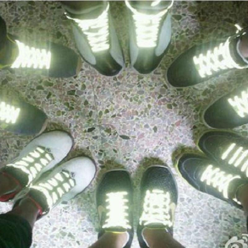 Shoes, Basketball Shoes, Sports Shoes, Running Shoes, Bright Fluorescent Flat Reflective Laces