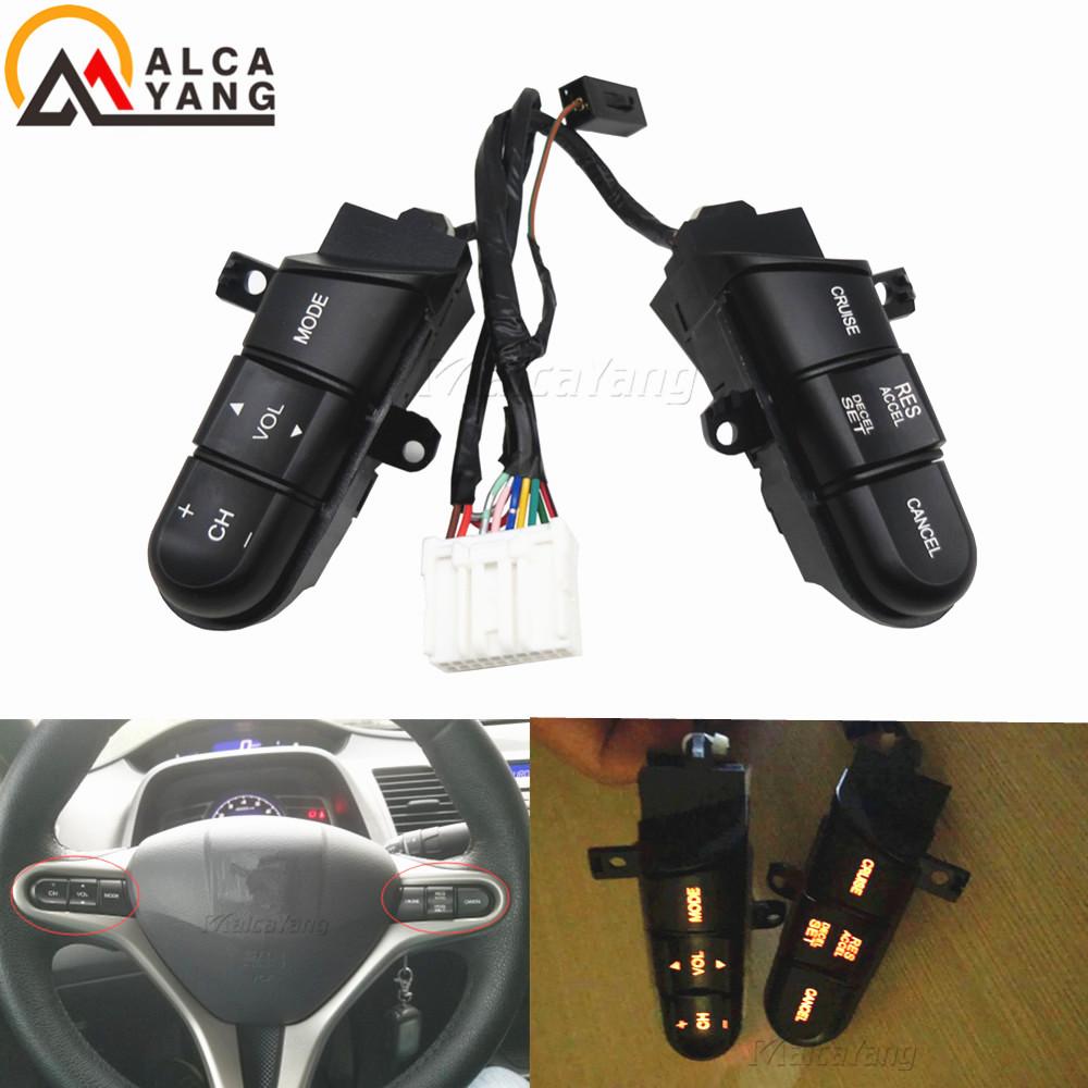 Premier Quality Steering Wheel Switches Buttons For Honda Civic 2006-2011